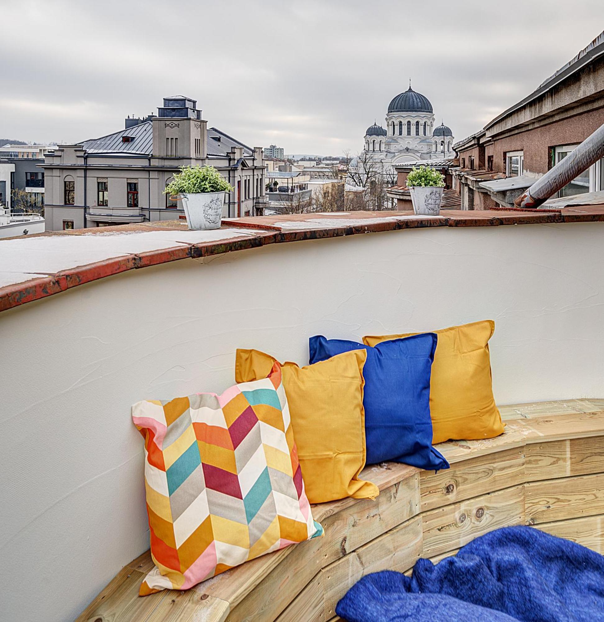 Funky Penthouse City Center 考纳斯 外观 照片